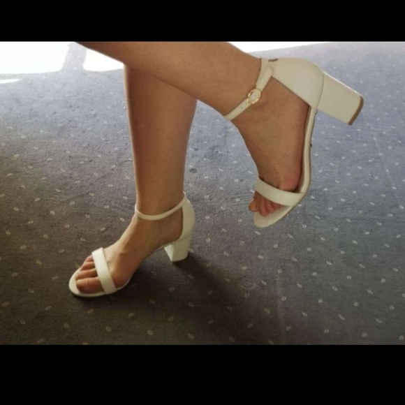 White Heeled Sandals - Picture 4 of 4